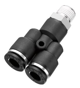 Prevost® Swivel Male Stud Y Piece (BSPT)