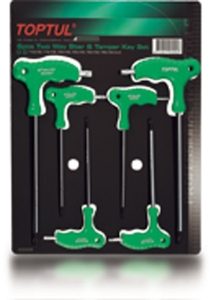 Toptul® 2 Way Star & Tamperproof Key Wrench Kit