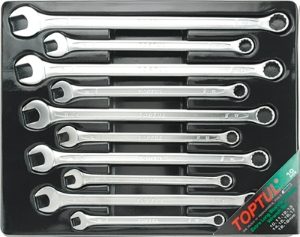 10 Piece 15° Offset Metric Extra Long Combination