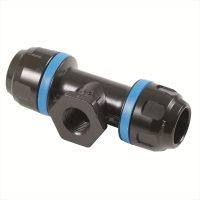 Prevost Aluminium Parallel Female Threaded Tee Piece for Pipe