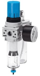 Festo Semi-Auto Filter Regulator & Lubricator 1/4 BSPP