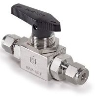 HAM-LET® Metric H-6800 3-Piece Ball Valve Let-Lok® 3000psi 