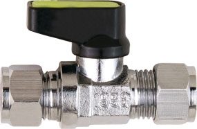 Vale® Mini Compression Ball Valve for Gas