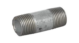 Vale® 1 /4BSPT Barrel Nipple Galvanised