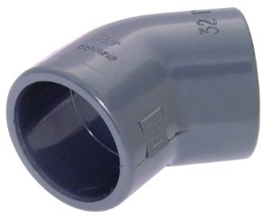 Vale® ABS plain elbow 45° 