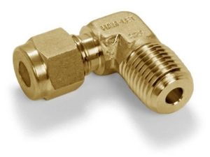 Ham-Let Let-Lok® brass imperial male elbow NPT 