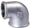 Vale® DIN Standard Galvanised 90° Female Reducing Elbow 