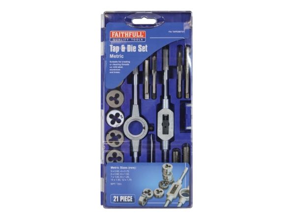 Faithfull Metric Tap & Die Set