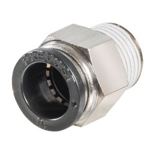 Prevost Hex Body Male Stud Coupling (BSPT)