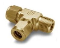 Ham-Let Let-Lok® brass imperial female run tee NPT 