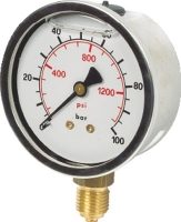 Vale® 100mm Bottom Connection Pressure Gauge BSPP