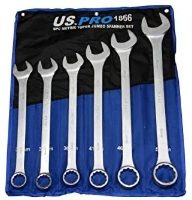 US PRO 6 Piece Super Jumbo Combination Spanner Wrench Set