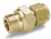 Ham-Let Let-Lok® Brass Metric Male Connector BSPP