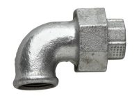 Vale® British Standard Banded Galvanised Iron Female Union Elbow