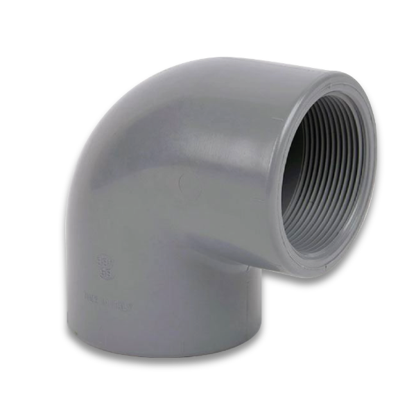 Vale® ABS Plain to Threaded 90° Elbow