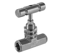 Stainless steel Ham-Let® H-310U female needle valve with regulating stem 