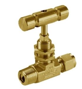 Ham-Let® H-395U Brass Male to Let-Lok® Needle Valve V Stem