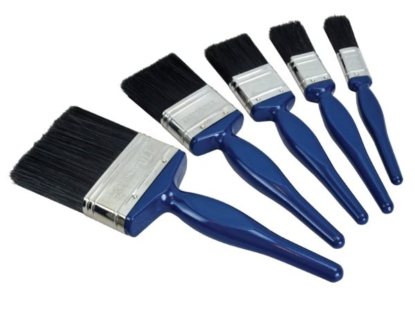 UTILITY PAINT BRUSH SET OF 5 - 19/25/38/50/75MM