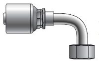 Gates MegaCrimp® Long Drop Female JIC 90° Elbow Couplings